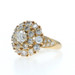 Van Cleef & Arpels Diamond Cluster Cocktail Ring YellowGold 18k European 2.68ctw
