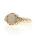Yellow Gold Art Deco Engravable Signet Signet Ring - 14k Vintage