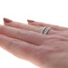 White Gold Diamond Enhancer Wedding Band - 14k Round 1.00ctw Wrap Jacket Ring
