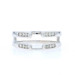 White Gold Diamond Enhancer Wedding Band - 14k Round .32ctw Wrap Jacket Ring