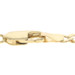 Yellow Gold Diamond Cut Curb Chain Unisex Bracelet 7 1/4" - 10k