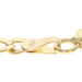 Yellow Gold Diamond Cut Curb Chain Unisex Bracelet 7 1/4" - 10k