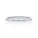 White Gold Wedding Band - 14k Stackable Ring