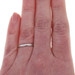 White Gold Wedding Band - 14k Stackable Ring