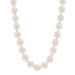 Yellow Gold Baroque Pearl Knotted Strand Necklace 18" - 14k Beads