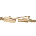 Yellow Gold Diamond Cut Double Rope Chain Bracelet 6 3/4" - 14k