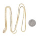 Yellow Gold Box Chain Necklace 22" - 14k