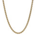 Yellow Gold Wheat Chain Necklace 22 3/4" - 14k