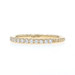 David Yurman Eden Partway Diamond Band -Yellow Gold 18k Rd .32ctw Ring Sz 7 1/4