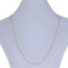 Milor Singapore Chain Necklace 17 3/4" - Yellow Gold 18k Italy