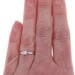 White Gold Diamond Solitaire Engagement Ring - 14k Princess .25ct