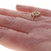 Yellow Gold Diamond Cluster Bypass Ring - 14k Round Brilliant .42ctw Floral