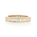 Yellow Gold Diamond Eternity Wedding Band - 18k Baguette 3.04ctw Ring Sz 9 1/4