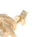 Yellow Gold Diamond Love Knot Stud Earrings - 14k Single Triple Circle Pierced