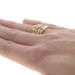 Yellow Gold Men's Nugget-Textured Ring - 14k Statement