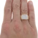 Yellow Gold Diamond Men's Ring 10k Round Brilliant .50ctw Nugget Cluster