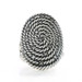 David Yurman Midnight Melange Cable Coil Diamond Cocktail Ring - Sterling 925