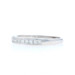 White Gold Diamond Wedding Band - 14k Princess .33ctw Channel Set