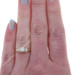 Yellow Gold Diamond Art Deco Engagement Ring 14k Round Brilliant .15ctw Vintage