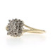 Yellow Gold Diamond Cluster Ring - 10k Round Brilliant .50ctw