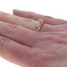 Yellow Gold Diamond Enhancer Wedding Band 14k Round Brilliant .30ctw Guard Ring