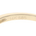 Yellow Gold Diamond Wedding Band - 14k Round Brilliant .12ctw Ring