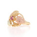 South Dakota Gold Co. Black Hills Gold Ruby Ring - Yellow Gold 10k .18ct Vines