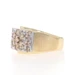 Yellow Gold Diamond Men's Ring - 10k Round Brilliant 2.20ctw Cluster