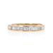 Yellow Gold Diamond Wedding Band - 14k Baguette .25ctw Ring