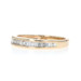 Yellow Gold Diamond Wedding Band - 14k Baguette .25ctw Ring