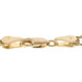 Yellow Gold Fancy Double Curb Figaro Chain Bracelet 7 1/4" - 14k