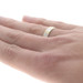 Yellow Gold Men's Wedding Band - 14k Etched Star Ring