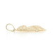 Yellow Gold Fluffy Feline Pendant - 14k Pet Kitty Cat