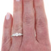 White Gold Diamond Engagement Ring - 14k Round Brilliant 1.00ctw Three-Stone