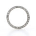 White Gold Diamond Eternity Pendant - 10k Single Cut .25ctw Circle Halo