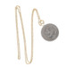 Yellow Gold Cable Chain Necklace 15 1/4" - 10k