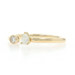 Penny Preville Diamond Negative Space Ring Yellow Gold 18k Pear .24ctw 7 1/2