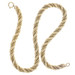 Gold Filled Vintage Rope & Foxtail Twist Chain Choker Necklace 14" - 1/20 12k