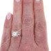 White Gold Diamond Vintage Solitaire Engagement Ring - 14k Round Brilliant .75ct