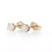 Yellow Gold Diamond Stud Earrings - 14k Round Brilliant .60ctw Pierced