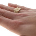 Yellow Gold Nugget Men's Ring - 10k Textured