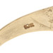 Yellow Gold Nugget Men's Ring - 10k Textured