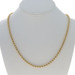 Yellow Gold Rope Chain Necklace 28" - 18k