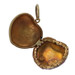 Yellow Gold Ruby Heart Locket Pendant - 18k Square 5.20ctw Love