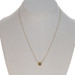 Yellow Gold Square Pendant Necklace 18" - 14k