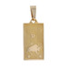 Yellow Gold Taurus Bull Pendant - 18k Astrology Zodiac Sign