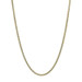 Yellow Gold Serpentine Chain Necklace 15 1/2" - 14k