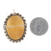 Yellow Gold Carved Shell Cameo Vintage Brooch/Pendant - 10k Silhouette Pin