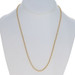 Yellow Gold Rolo Chain Necklace 20" - 21k