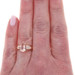 Rose Gold Morganite Diamond Ring - 10k Pear 1.50ctw